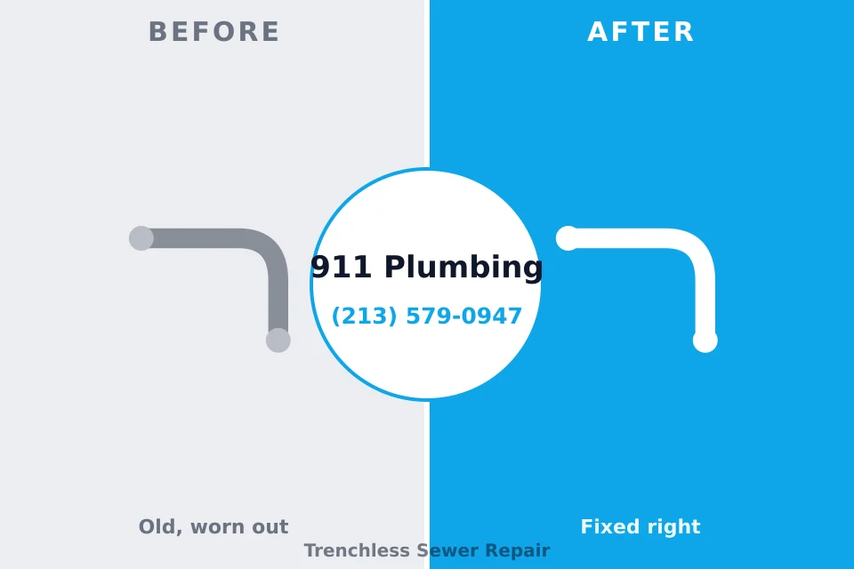 Before and after: plumbing company Mitchell, SD